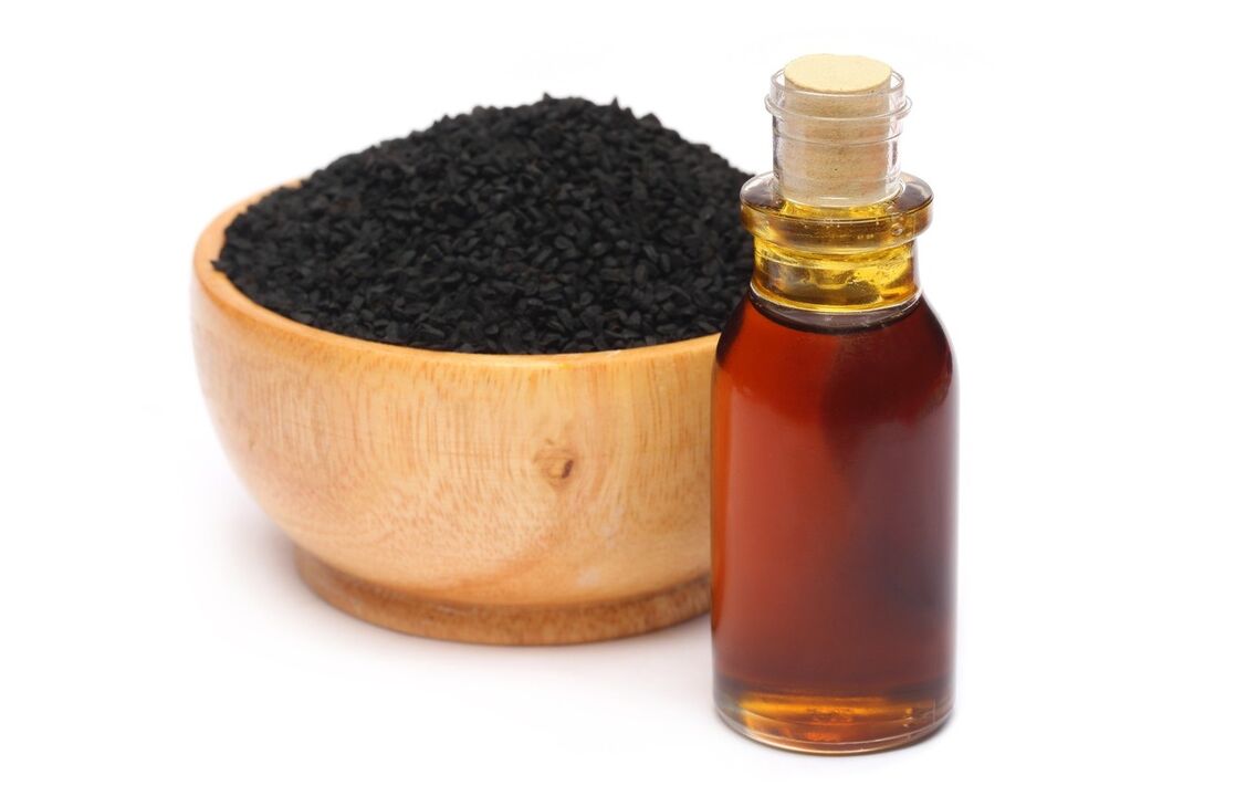 Aceite de comiño negro para prostatite