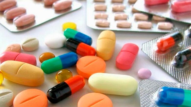 Cápsulas e tabletas para o tratamento da prostatite